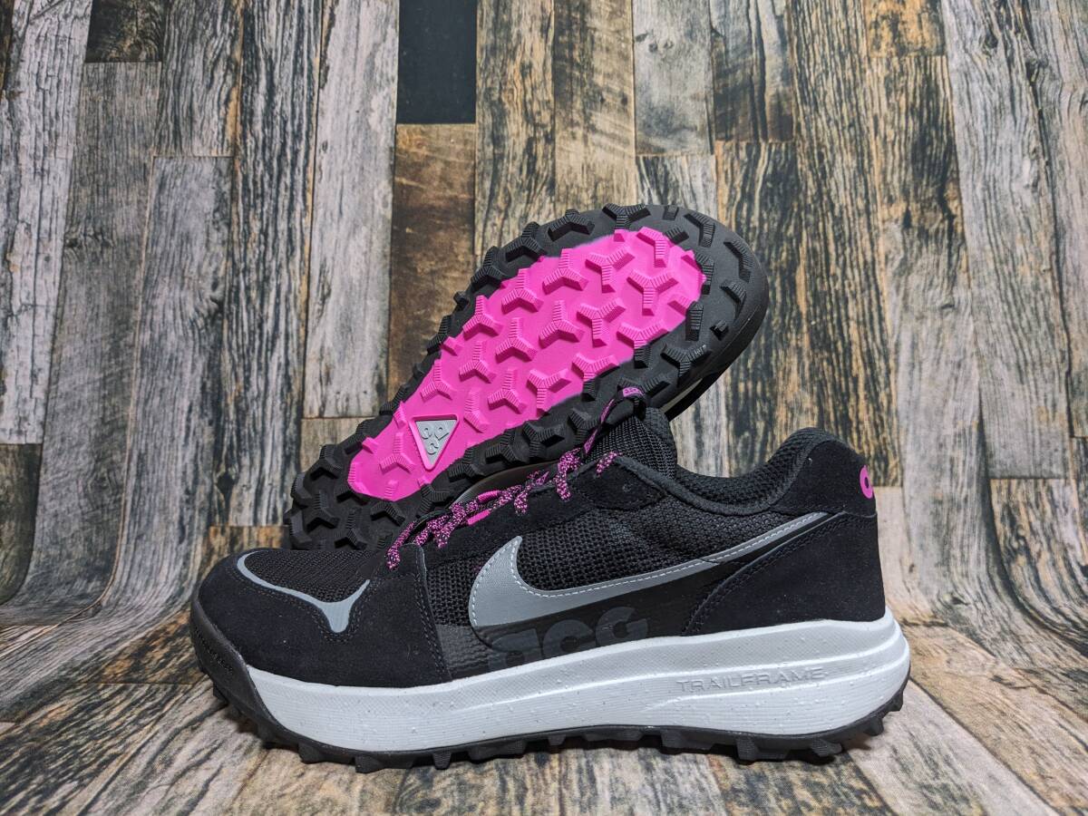最後 30cm NIKE ACG LOWCATE 検 ローケート トレイル ランニング アウトドア シューズ キャンプ トレッキング 黒/ブラック US12拍卖