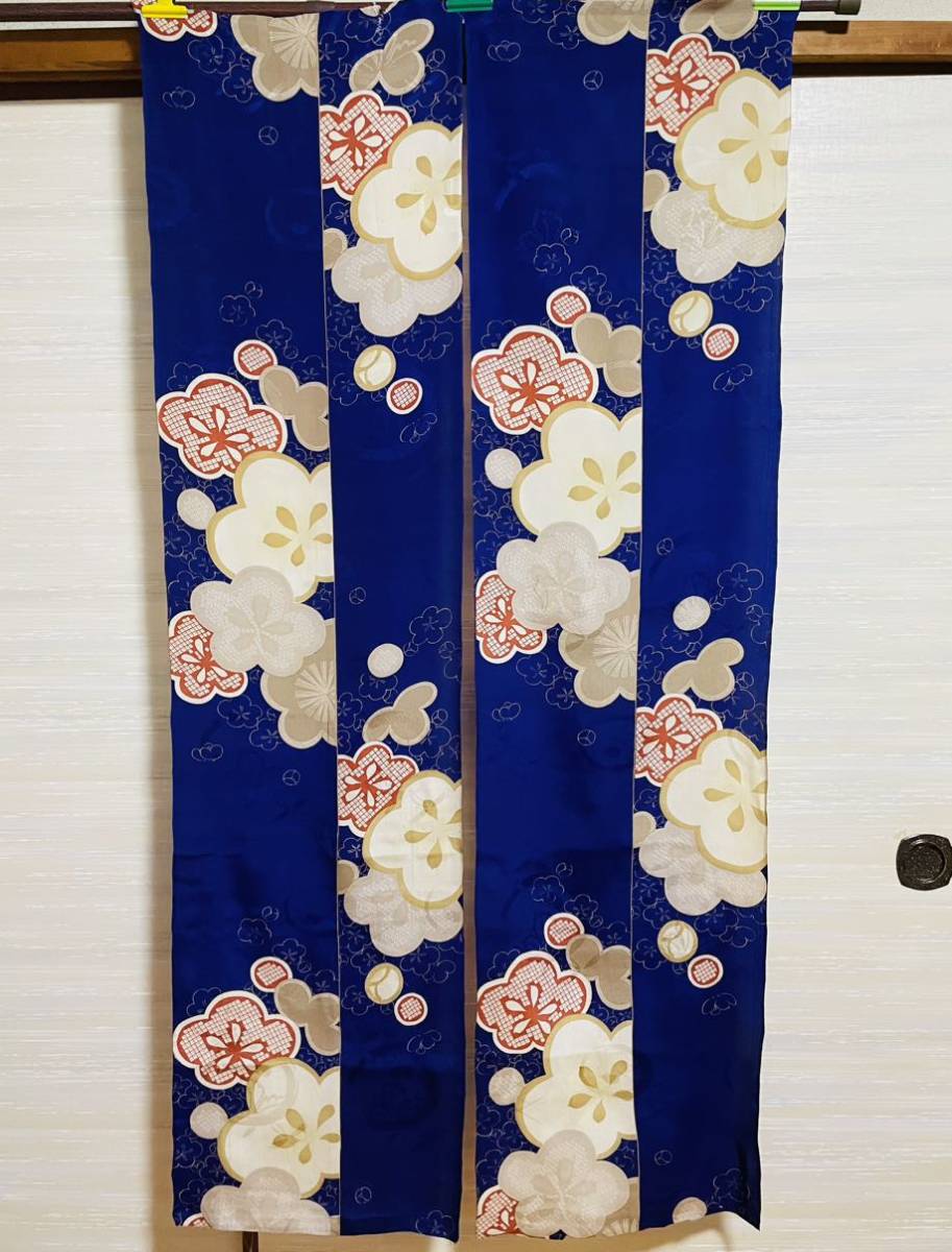 アンティーク正絹ハギレ 145cmx36cm 2枚拍卖