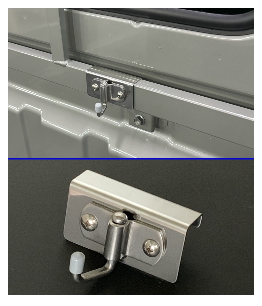 ■軽トラ ミニキャブトラック U62T アングルポスト(鳥居)用 多目的ステンレスフック 1個 便利グッズ 拍卖