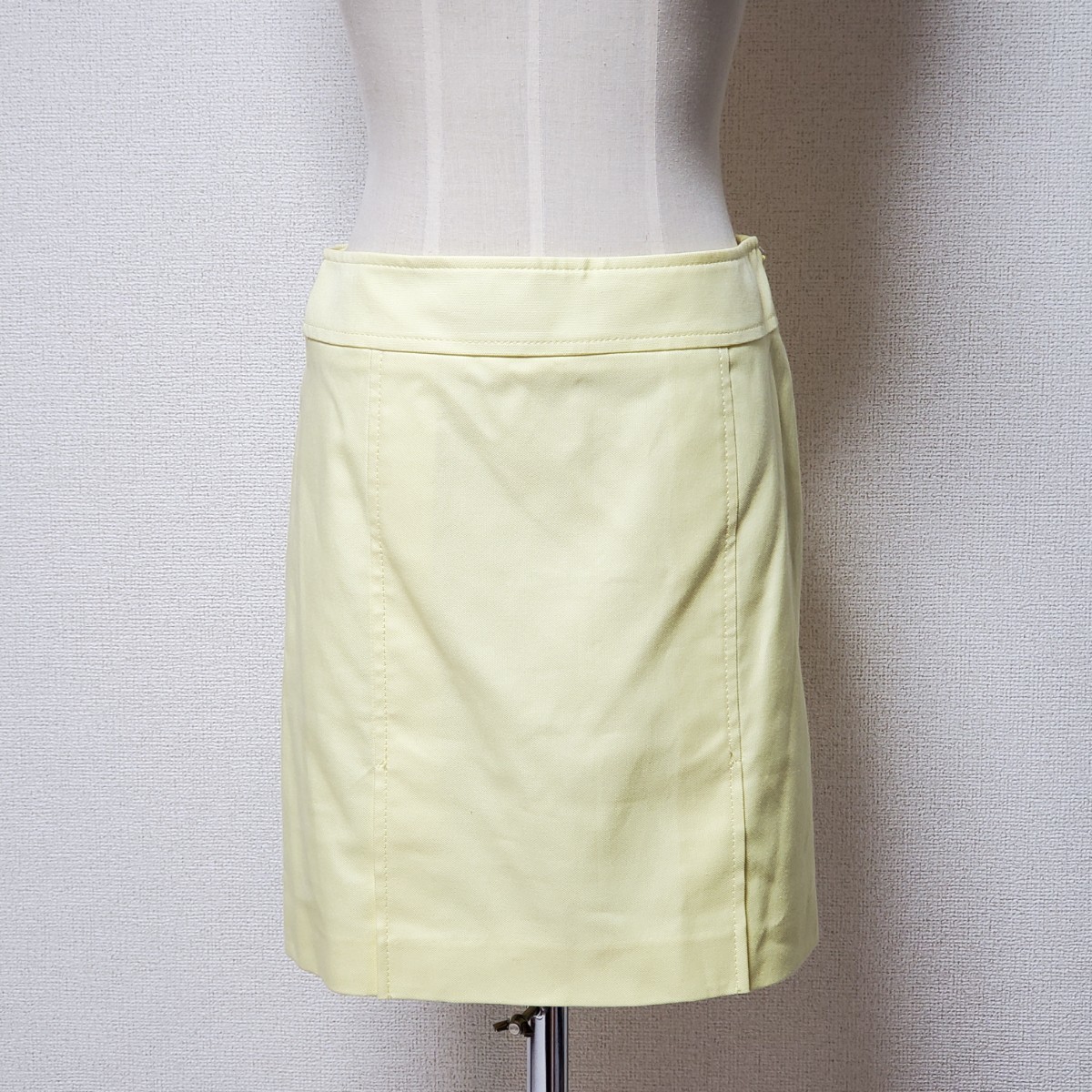 Pinky & Dianne ピンキー&ダイアン イエロー ミニスカート サイズ38(約M~Lサイズ相当) タグ付き未使用品拍卖