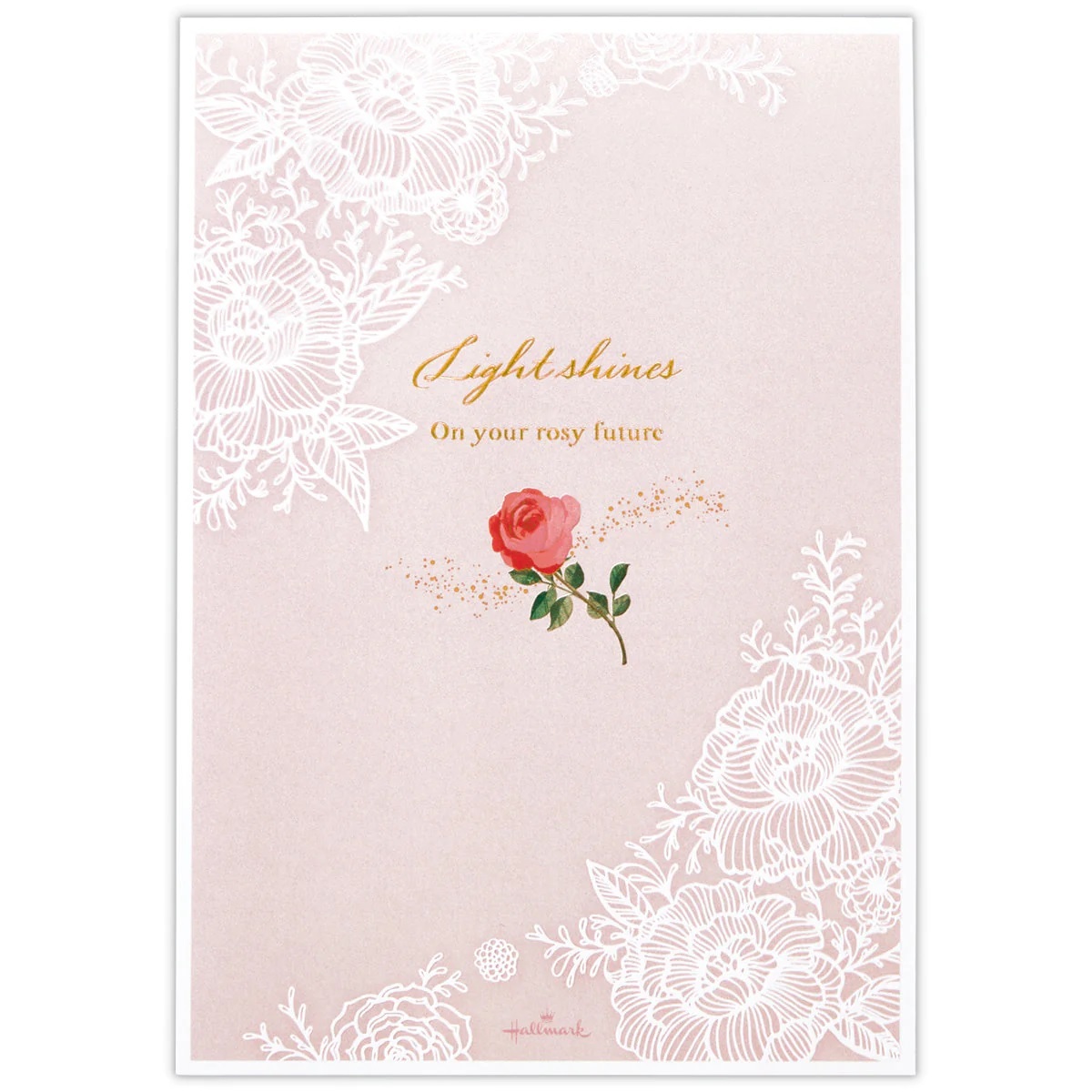 【即決】▽ライトシャインズ ロージーフューチャー レターセット▽ ホールマーク 便箋 封筒 花柄 バラ メッセージ 便り // 823603 823597拍卖