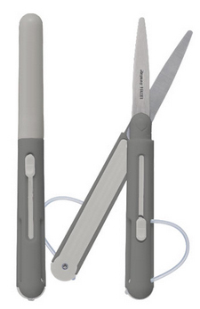 【即決】▽レイメイ藤井 ペン型はさみ▽ ハサミ コンパクト 左右両利き ブラック 黒 文具 学校 事務用品 持ち運びやすい // SH721B拍卖