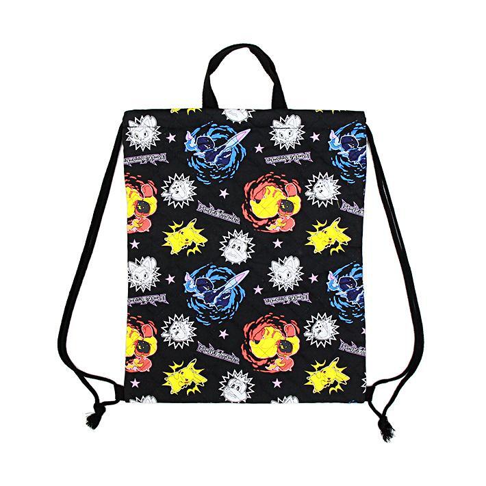 @【即決】★キルトナップサック ポケモン★ポケットモンスター/ナップサック/黒/ブラック/男の子/小学生/体操着入れ//QPKA-1950拍卖