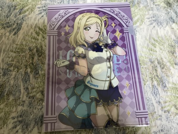 d252クリアファイル ラブライブ!スクールアイドルフェスティバル ALL STARS」 セガ UFOキャッチャープレイ特典 小原鞠莉拍卖