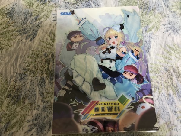 d252クリアファイル チュウニズム CHUNITHM NEW セガ特典 赤城あさひと拍卖