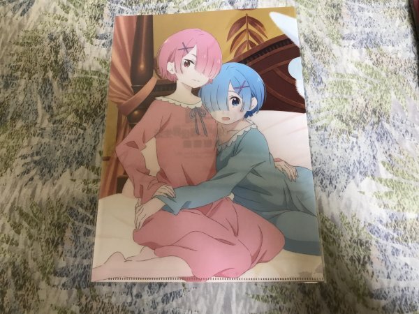 d255クリアファイル 劇場版 Re:ゼロから始める異世界生活 氷結の絆  入場者 来場特典 入場者 来場特典 レム ラム拍卖