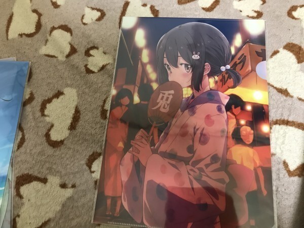 d062クリアファイル この美術部には問題がある いみぎむる 7巻 メロンブックス特典 浴衣拍卖