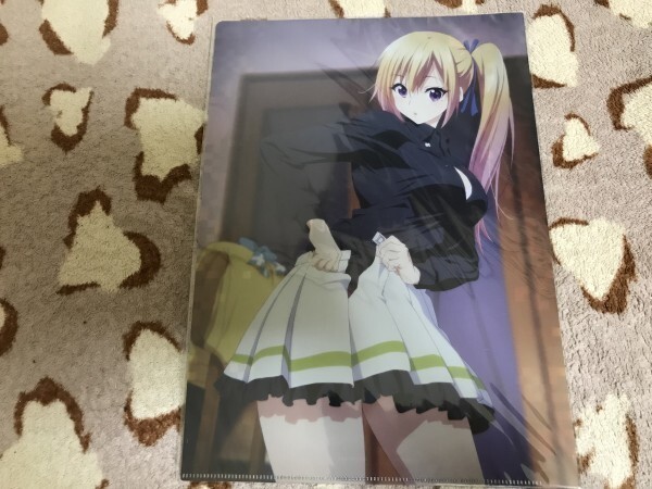 d055クリアファイル 無彩限のファントム・ワールド 京アニ AnimeJapan2016限定 川神舞 3拍卖