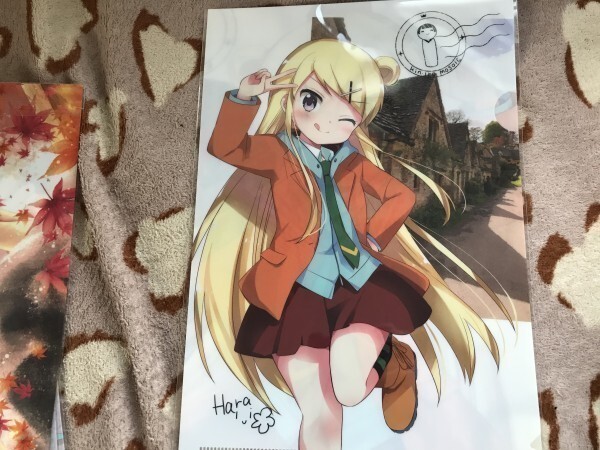 d053クリアファイル きんいろモザイク 11巻 とらのあな特典 九条カレン拍卖