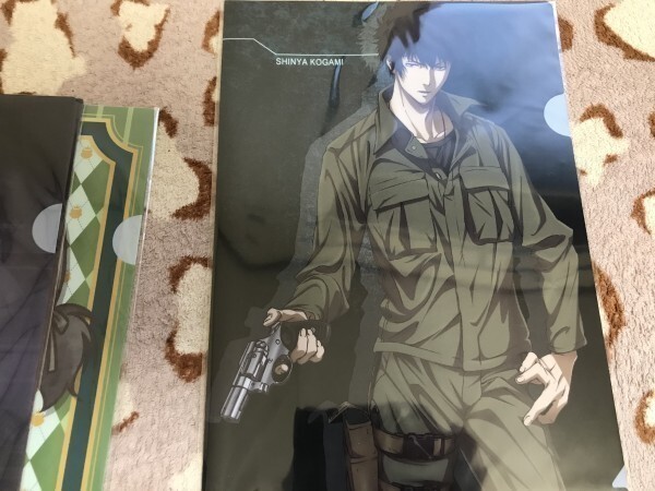 d056クリアファイル PSYCHO-PASS サイコパス 天野明 公式ガイドブック OFFICIAL PROFILING特典  狡噛拍卖