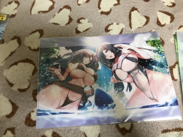 d066クリアファイル EDGEシリーズ 神々のいない星で さとやす TENKY 水着 2 メロンブックス特典拍卖