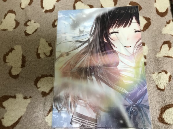 d056クリアファイル 和遥キナ) /僕と君と架空世界と拍卖