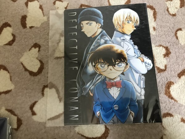 d063クリアファイル 名探偵コナン 少年サンデー セブンイレブン コンビニ特典 純黒の悪夢 コナン 安室透 赤井秀一拍卖