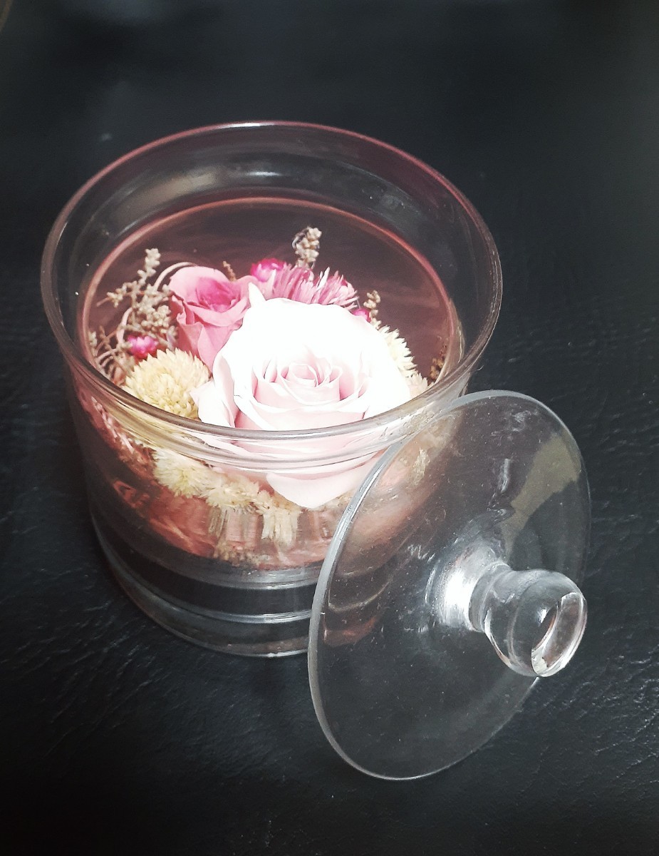 【レトロ】フラワーインテリアグラス (芳香用?)拍卖