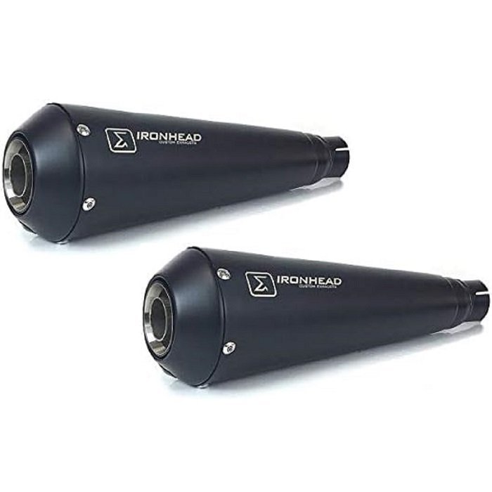 IRONHEAD(アイアンヘッド) MOTO GUZZI V7 2022~ スリップオン 左右2本出しマフラー OVC11SB/グッツィストーン【送料800円】拍卖