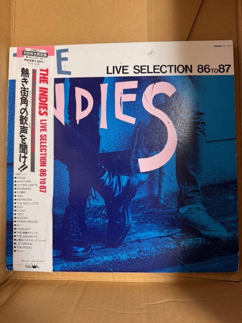 THE INDIES LIVE SELECTION VA 86~87 2枚組/ 原爆オナニーズ アナログ VIRGIN ROCKS VIRGIN ROCKS インディーズ 80s SWANKY'S LIP CREAM拍卖