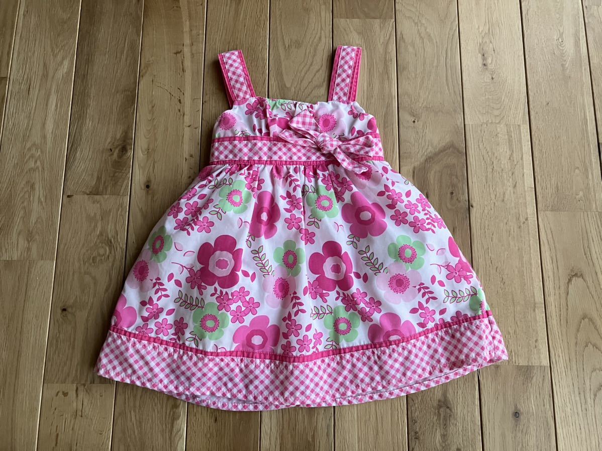 女の子 ベビー Sophie Fae ピンク 花柄 ワンピース 90センチ拍卖