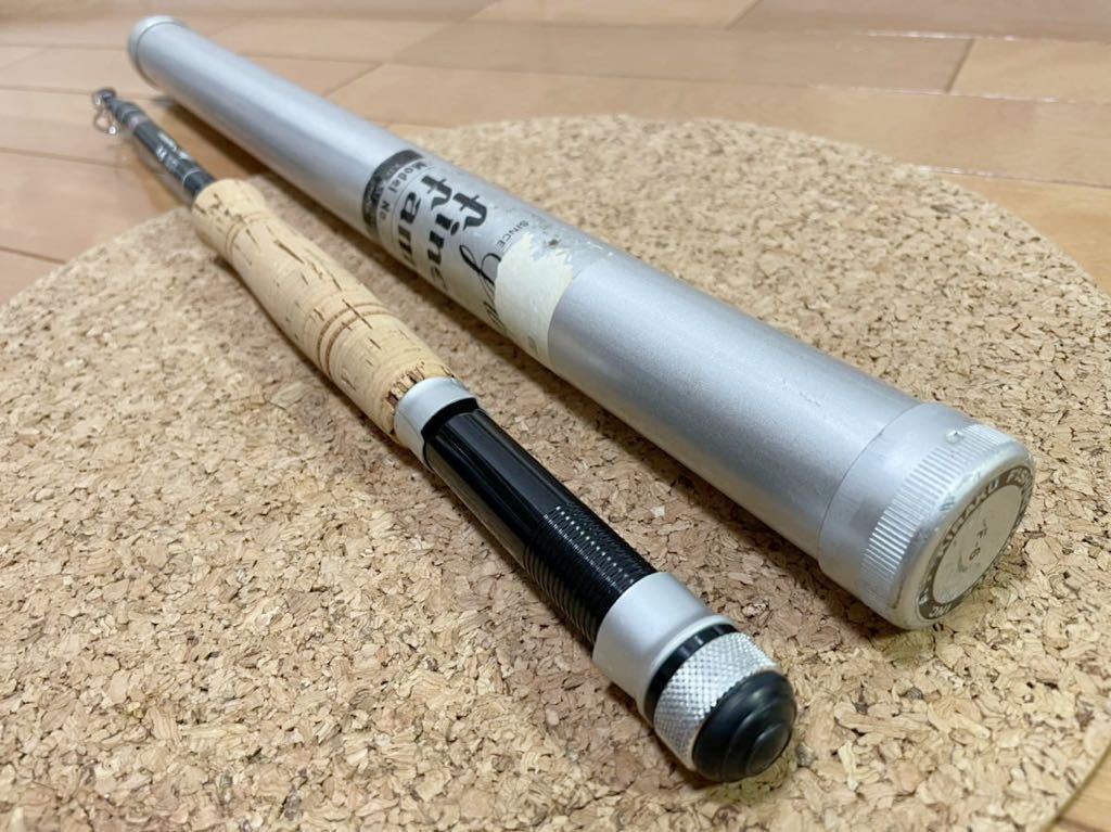 ★即決! キラク 喜楽 テレスコピック フライ F-6 美品!テレスコ パックロッド 6'8 #5-6 KIRAKU TELESCOPIC Fly ケース付き★拍卖