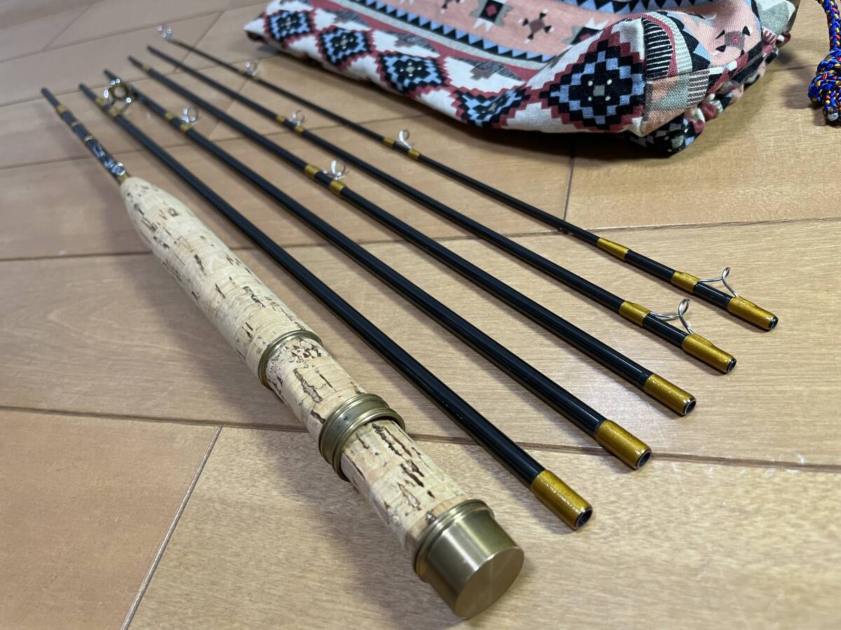 ★即決! 稀少 浦野ロッド URANO ROD AXIS 7'6 #4 6ピース 美品! パックロッド 梱包費無料 袋付き★拍卖