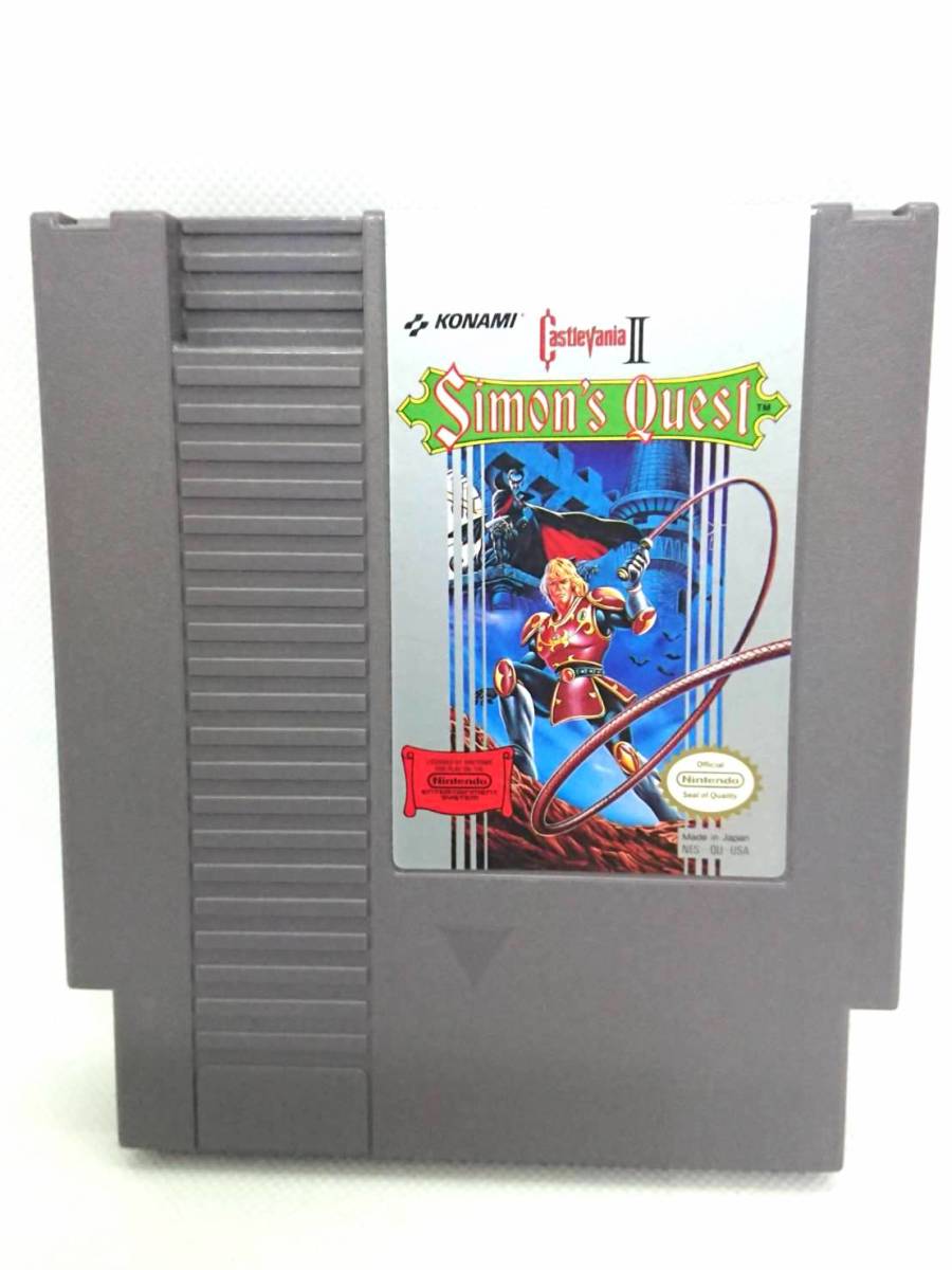 NES CASTLEVANIA SIMON'SII QUEST 悪魔城ドラキュラII シモンズクエスト アメリカファミコン拍卖