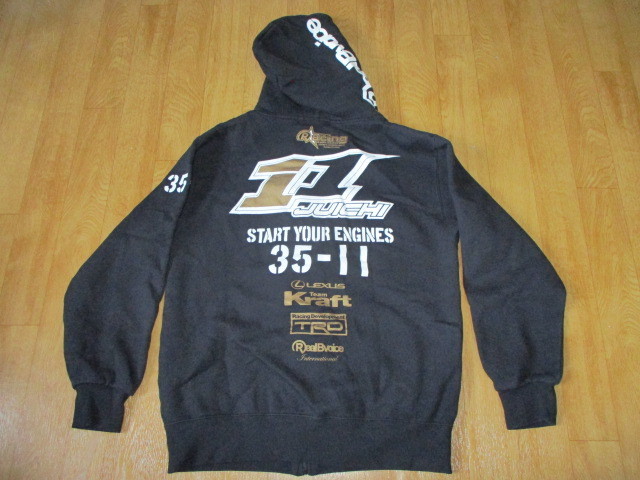 リアルビーボイス・チームKRAFT・レクサス・TRD スーパーGT 黒金 超限定 厚手パーカー・ジャケット 極美中古 サイズS拍卖