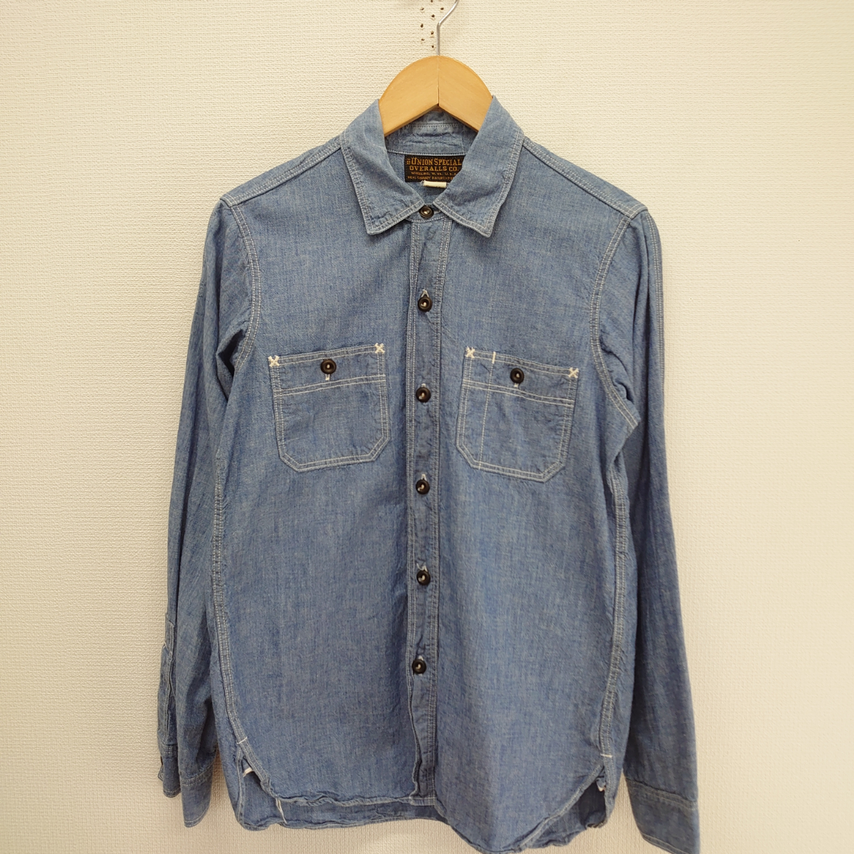 FREEWHEELERS フリーホイーラーズ 長袖シャツ シャンブレーシャツ ワークシャツ 14 10107958拍卖