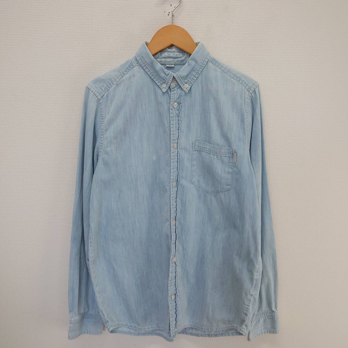 Carhartt カーハート 長袖シャツ ボタンダウンシャツ デニムシャツ メンズ コットン M 10103228拍卖