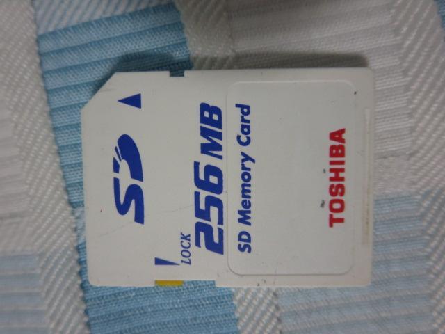 東芝 SDメモリーカード 256MB 白拍卖