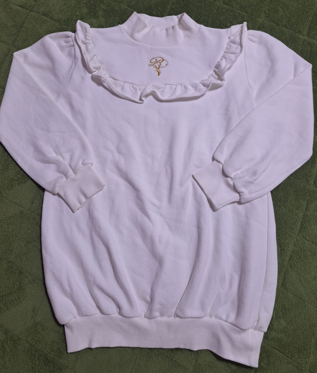bubbles ロングトレーナー Fサイズ 白です。画像確認してください。拍卖