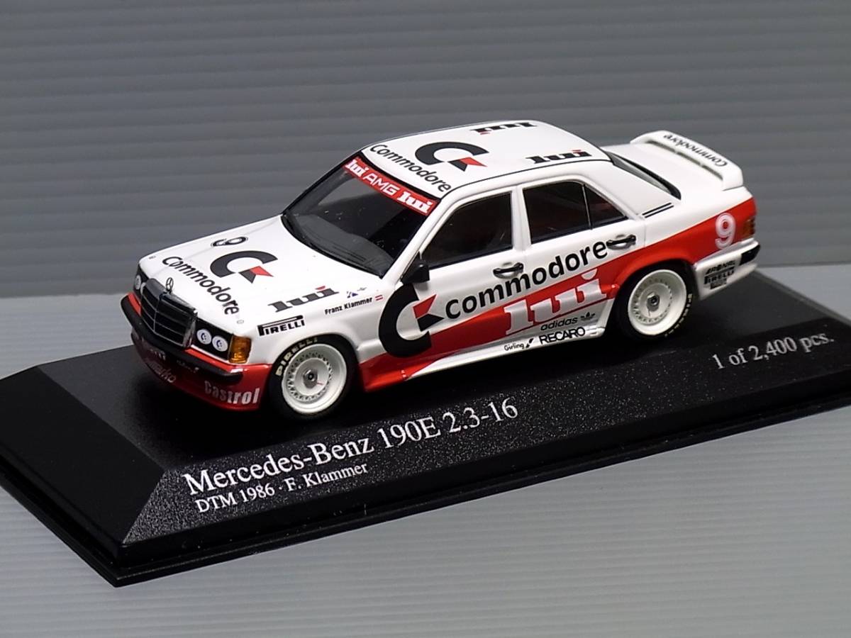1/43  ミニチャンプス  メルセデス・ベンツ 190E 2.3-16 DTM 1986年拍卖