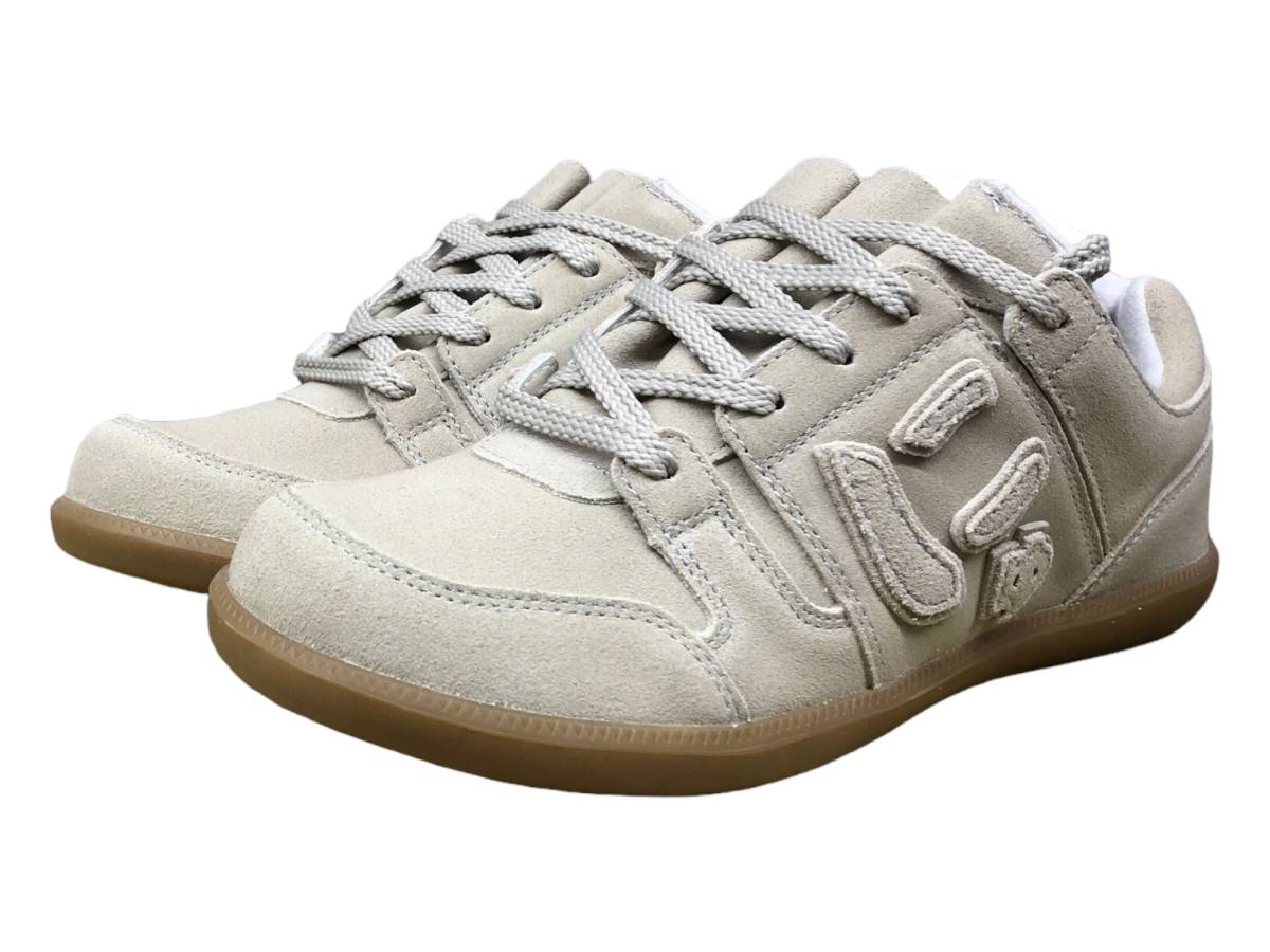 vio SANGACIO (ヴィア サンガッチョ) にゅ~ず com ローカット スニーカー 24.5cm US6.5 グレージュ レディース/025拍卖