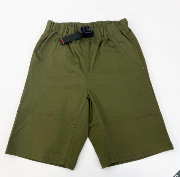 新品 110 ★ コストコ reor キッズ ストレッチ ショートパンツ カーキ レオール ハーフパンツ 半ズボン 男の子 女の子 短パン ボーイズ拍卖