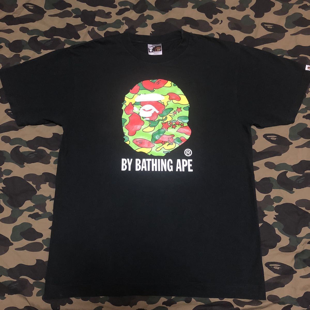 psyche camo OG tee A BATHING APE BAPE 初期 Tシャツ エイプ サイケカモ拍卖
