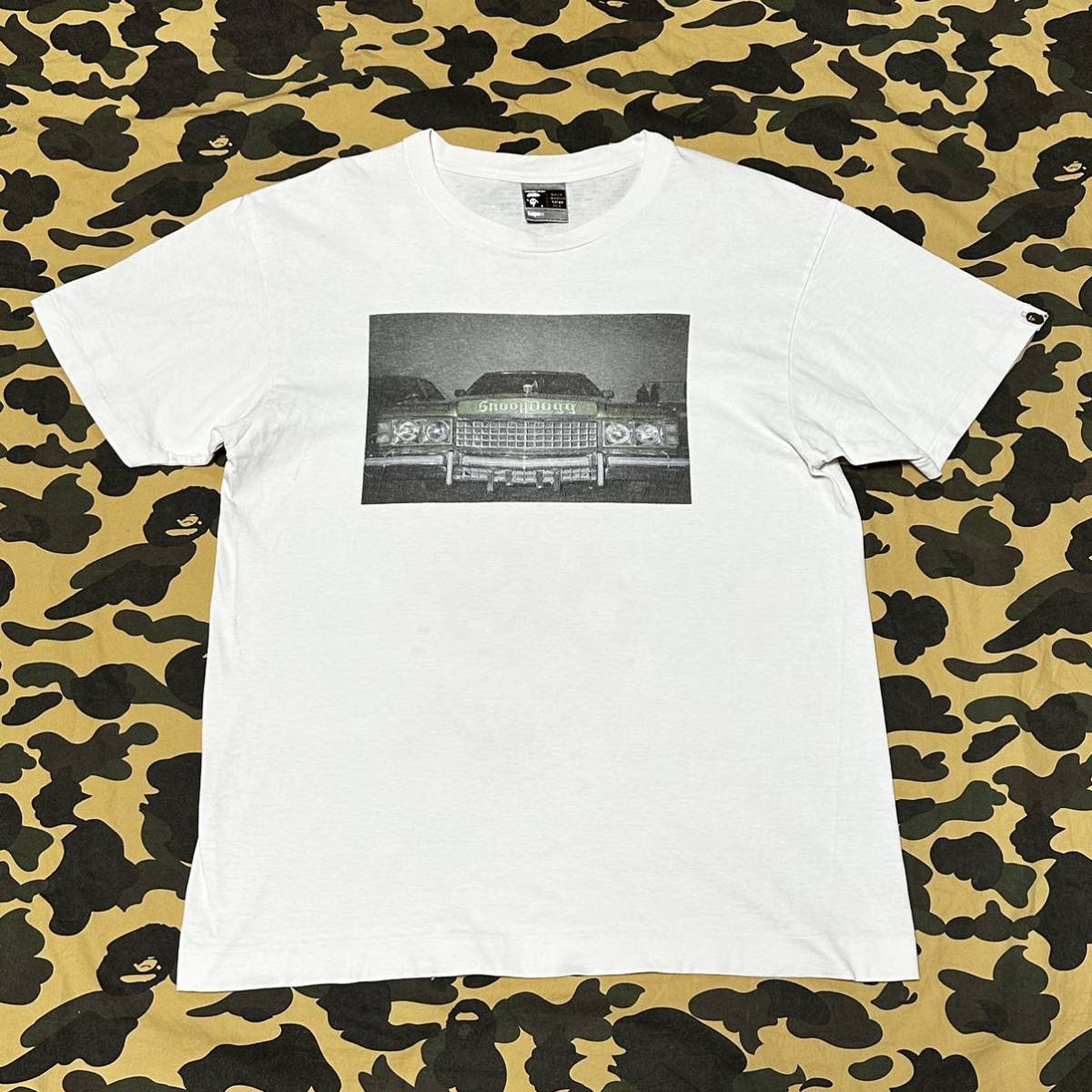 (2002) snoop dogg tee SHAWN MORTENSEN bape エイプ A BATHING APE スヌープドッグ Tシャツ拍卖
