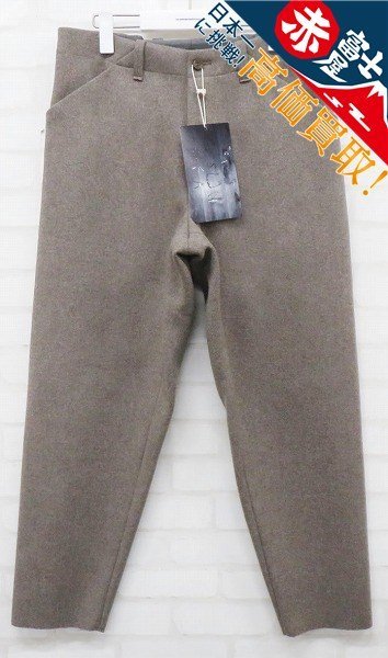 3P4975/未使用品 SUNSEA 21A55 FELTON PANTS サンシー フェルトパンツ拍卖