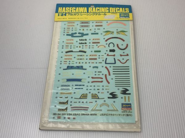 ハセガワ 1/24 レーシングデカール RD-24-301 J.S.P.C DRIVER MARK ドライバーマーク(国内) デカール拍卖