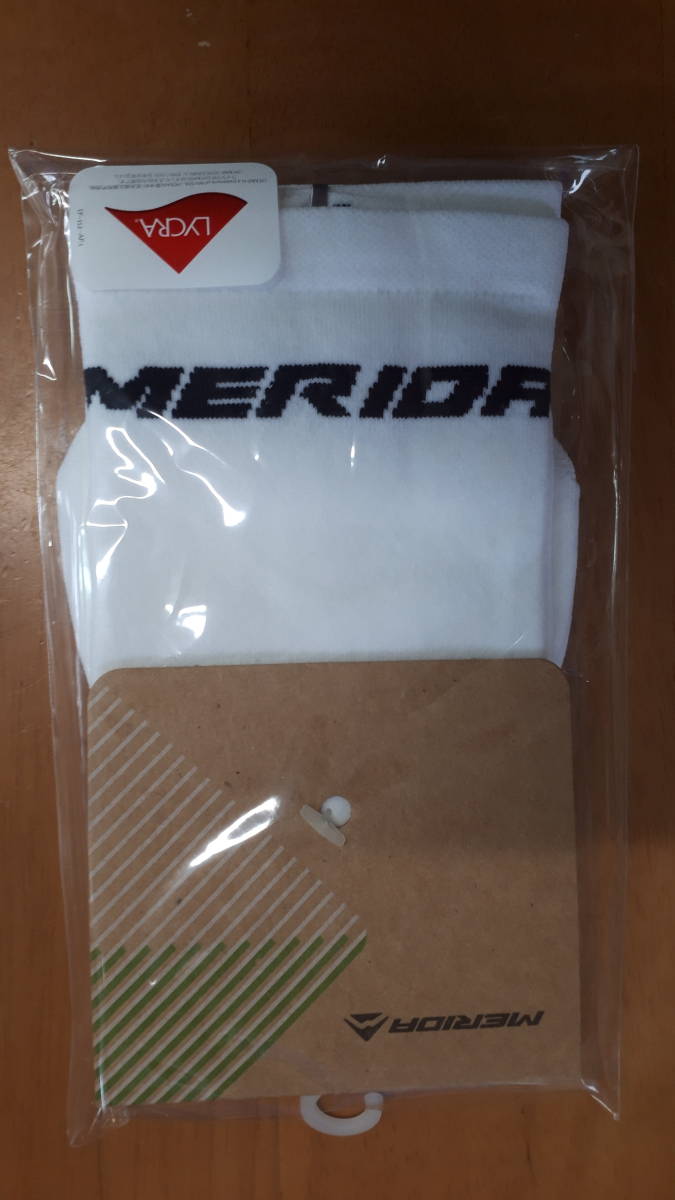 MERIDA ソックス/クラシック ホワイト/ブラック 26cm拍卖