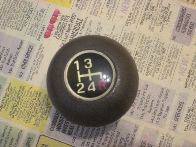 ★ 昭和レトロ 旧車 シフトトノブ 4段+R ★ 使用保管品整理拍卖