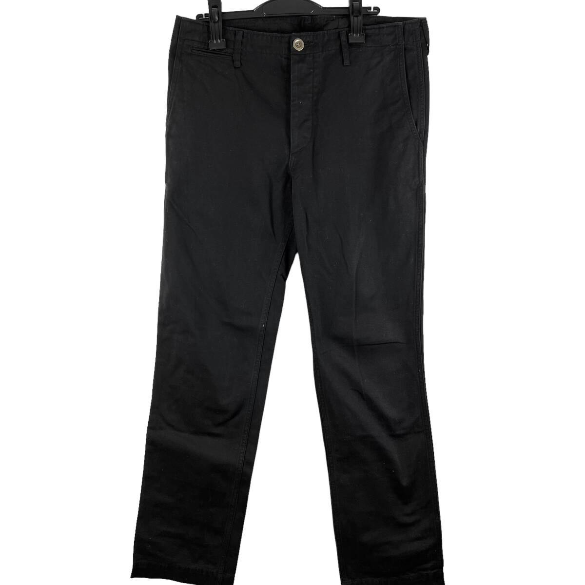 【20%OFF】VISVIM(ビズビム) Slim Chino Long Length Pants (black)拍卖