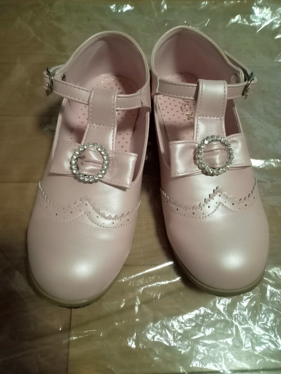 【美品】mezzo piano(メゾピアノ) ストラップ パンプス 22cm フォーマル シューズ 靴拍卖