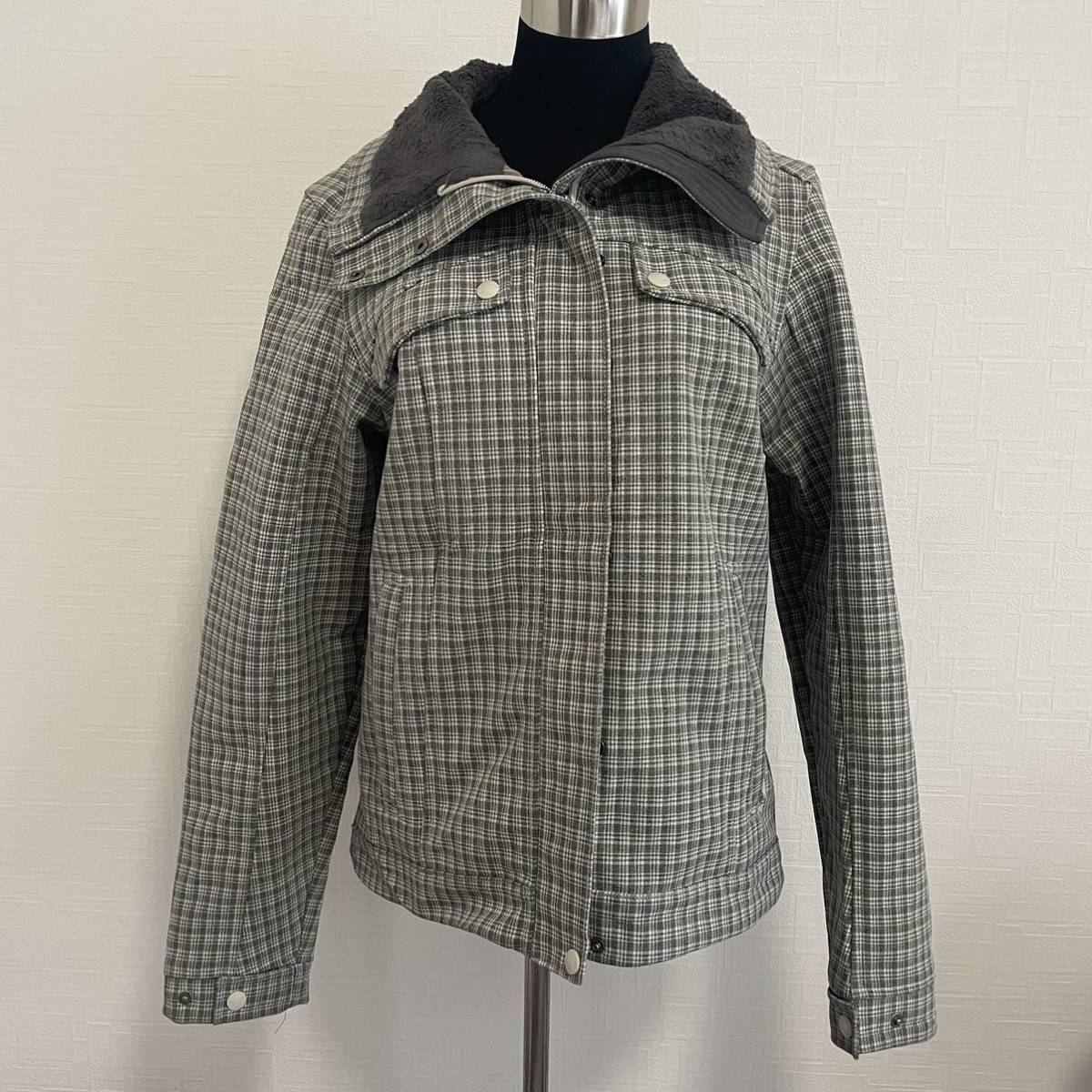 THE NORTH FACE レディース グレイ系 ジャケット チェック拍卖