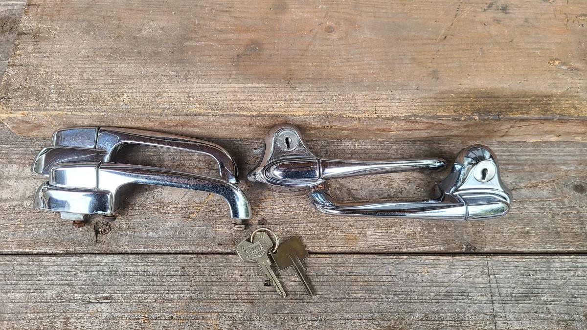 オースチン ドアハンドル キースペアキー付きセット拍卖