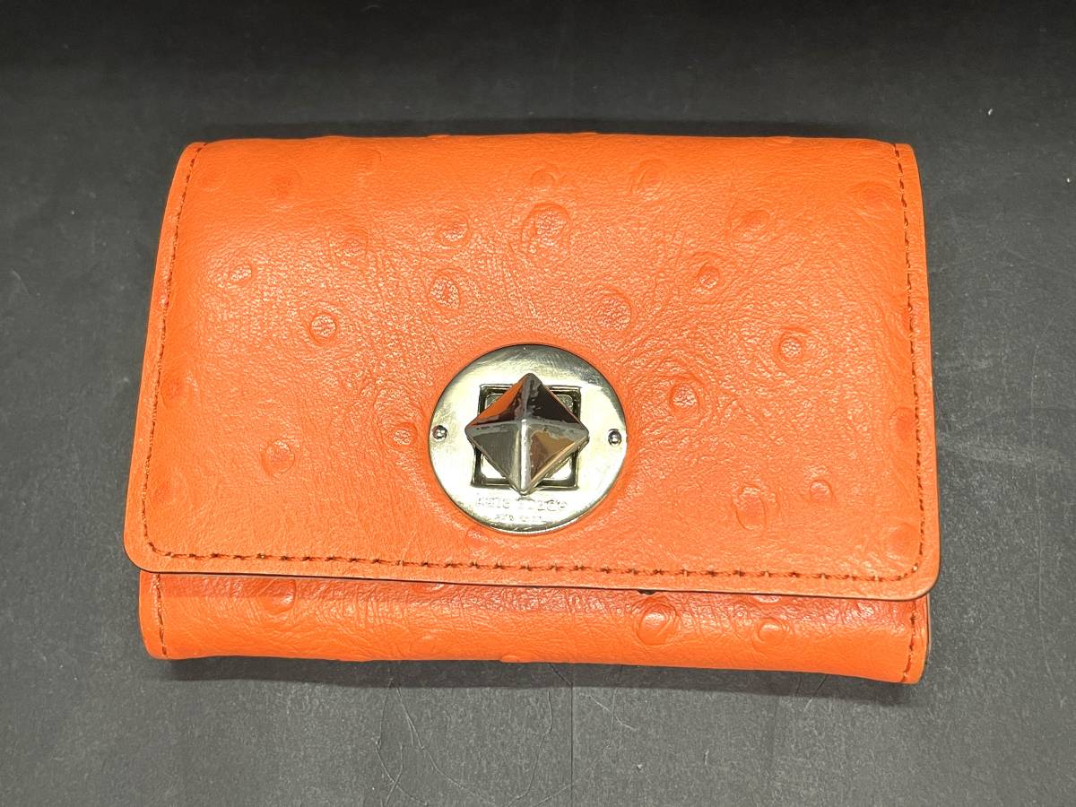 kate spade ケイトスペード 小銭入れ オーストリッチ コインケース拍卖