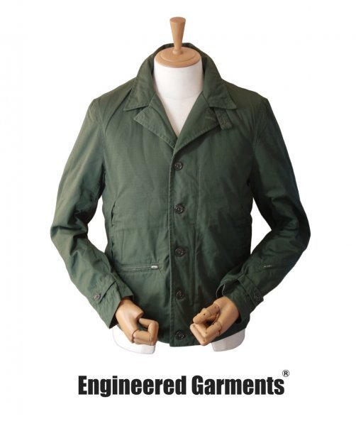 TK 新品近 希少 Engineered Garments 『裏地ツイード&リップストップ生地』 デッキジャケット USA製拍卖