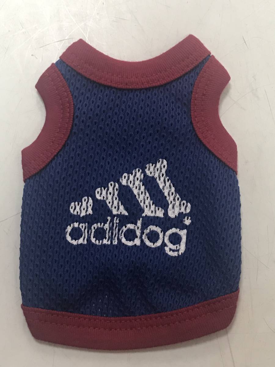 ①号(パピー・極小サイズ)送料無料・ネコポス便★極小型犬ワンタンク厚手メッシュ(青)拍卖