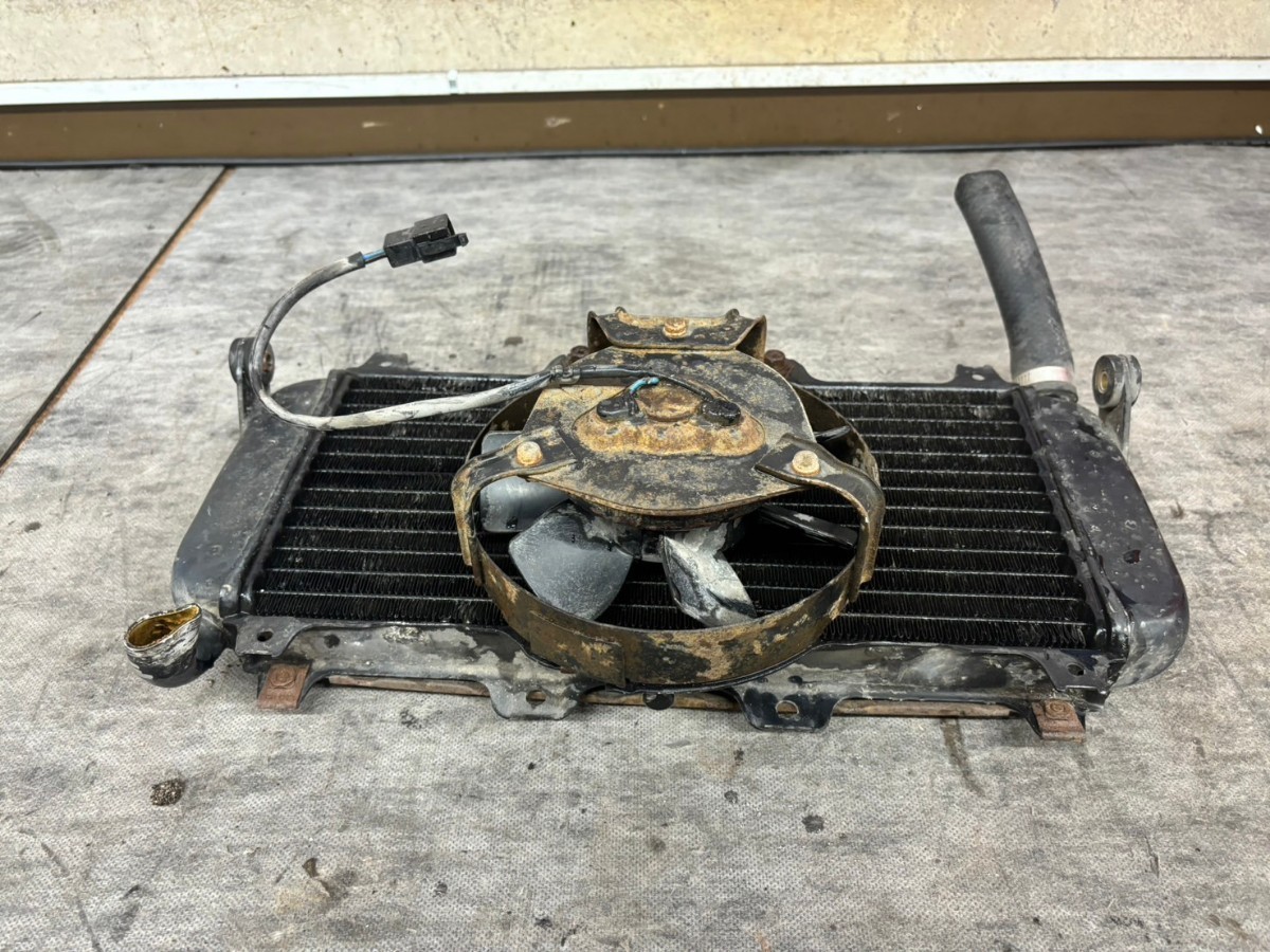 ヤマハ FZR400 1WG ラジエター ラジエーター クーリングファン 冷却 YAMAHA 純正 部品 パーツ拍卖