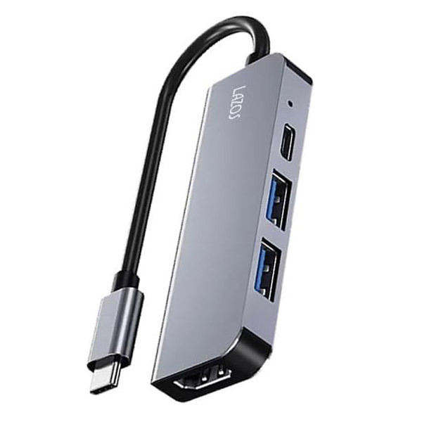 ドッキングステーション 変換アダプタ 4in1 TypeC HDMI USB3.0 USB2.0 LAZOS L-CHU4/1115x1本拍卖