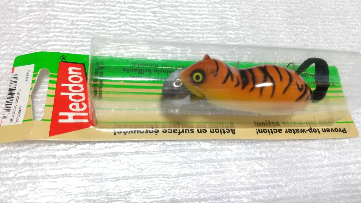 メドウマウス MT タイガー MEADOW MOUSE へドン heddon スミス メドゥマウス TIGER  TOP トップ 新品購入未使用品拍卖