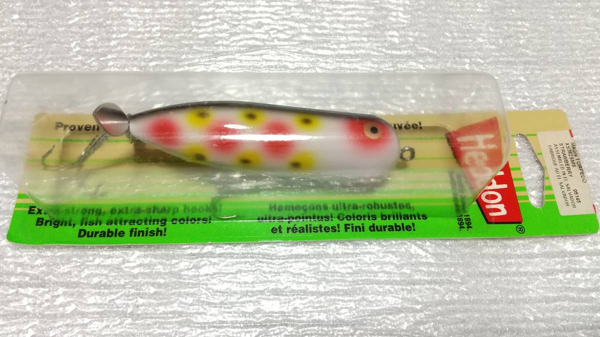 マグナムトーピード 直ペラ S ストロベリー マグト MAGNUM TORPEDO へドン heddon スミス トップ TOP 新品購入未使用品拍卖