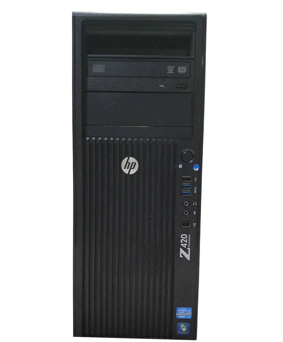 ■驚速SSD HP Z420 E5-1660 3.30GHz x12/8GB■SSD500GB+HDD1000GB Win11/Office2021/USB3.0/追加無線/Quadro K2000/DP■I022016+HDD1TB拍卖